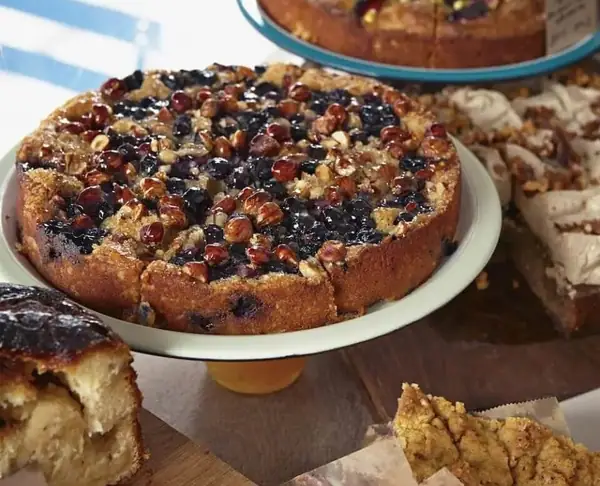 Blueberry, Hazelnut & Ricotta Cake