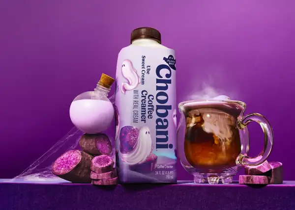 Chobani launches limited-edition ube coffee creamer