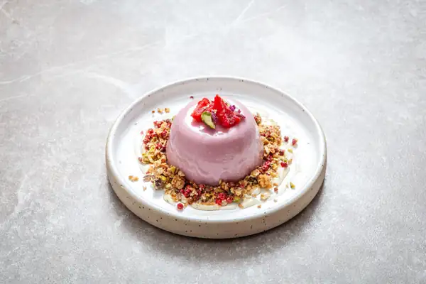 Hibiscus and Rose Panna Cotta Recipe