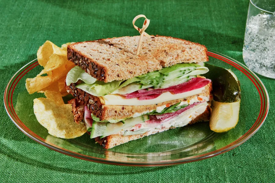Veggie Club Sandwich