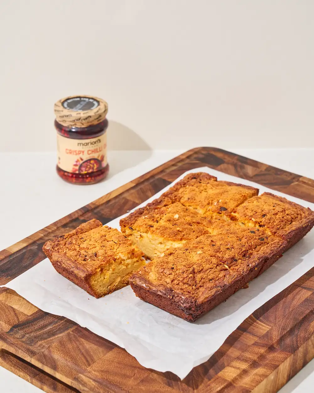 White Chocolate Chilli Blondies Recipe