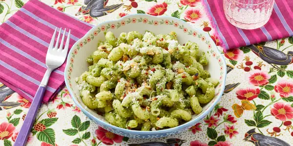 Pasta with Collard Greens Pesto