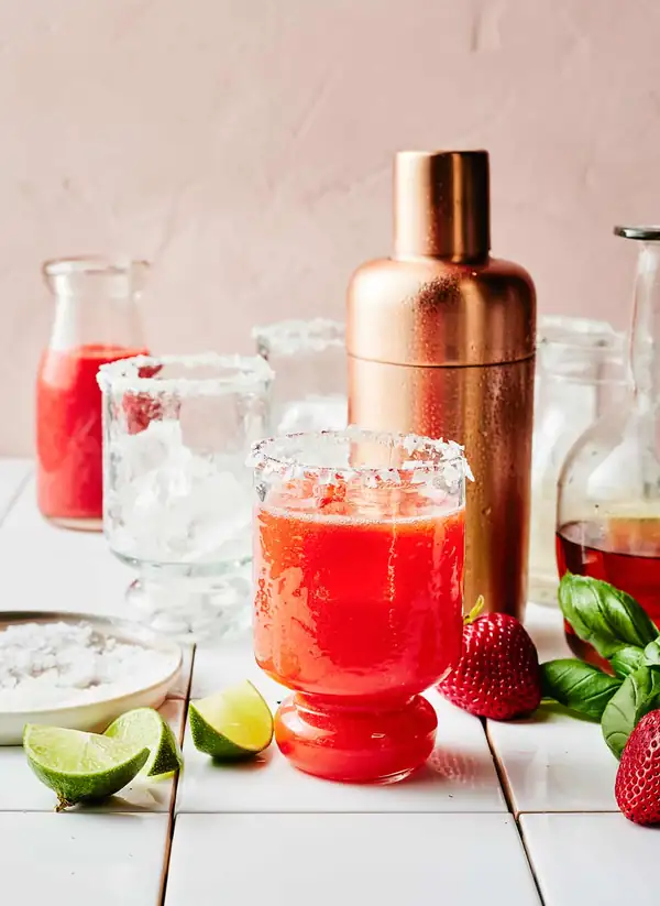 Margarita de fresa