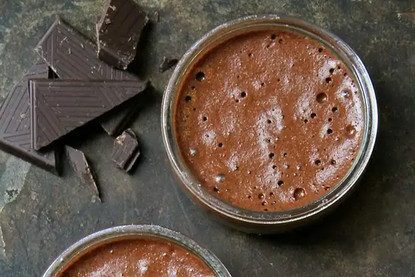 Chocolate mousse made with Thermomix