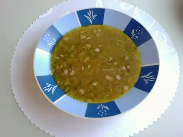 Lentil soup with vegetables