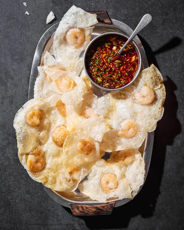 Air-Fried Rice Paper Prawn Chips Recipe