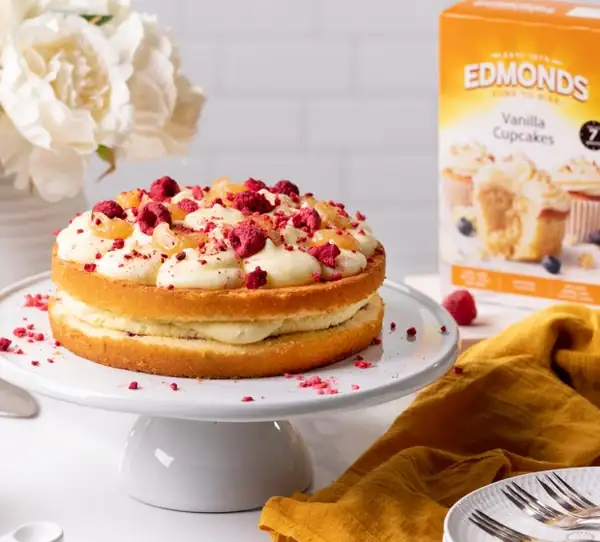 Lemon & Raspberry Cake Recipe NZ