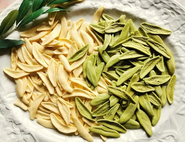 Olive leaf pasta (foglie d'ulivo)