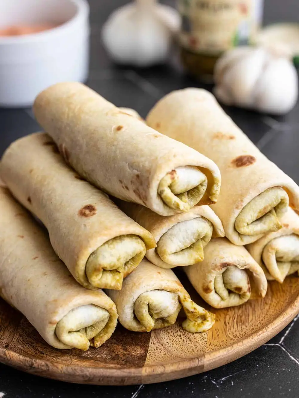 Pesto Mozzarella Roll Ups