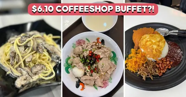 This Bukit Merah Coffeeshop Has $6.10 Hawker Buffet For One Day Only