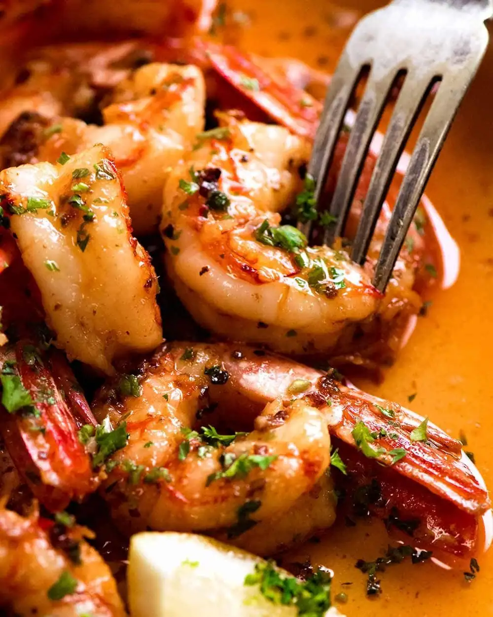 Langostinos al ajillo (camarones)