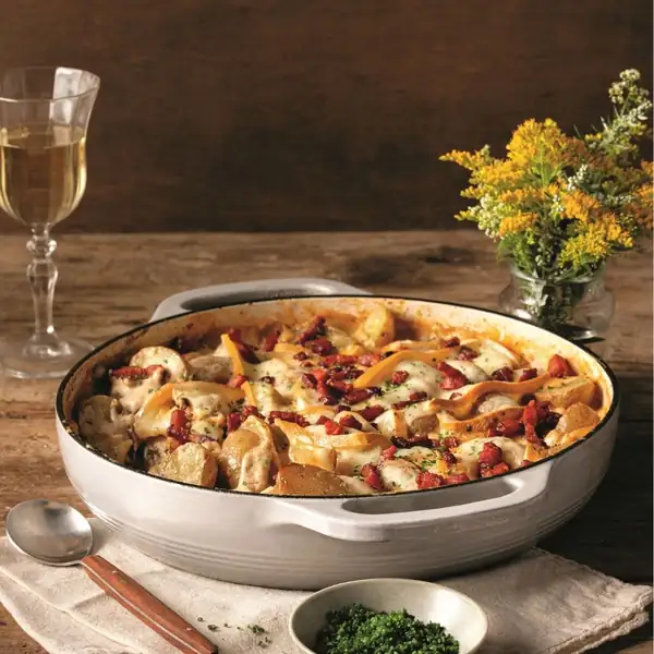 Tartiflette al estilo de Quebec