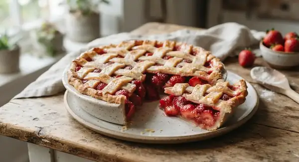 Secrets to achieving a homemade strawberry pie with a crisp crust