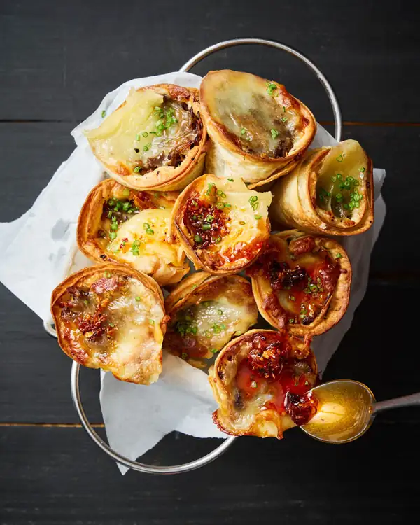 Crispy San Choy Bow Dumpling Cones Recipe
