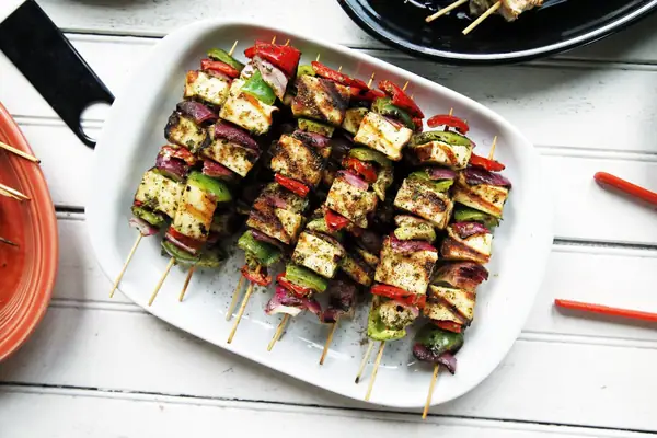 Receta de kebab de paneer tikka