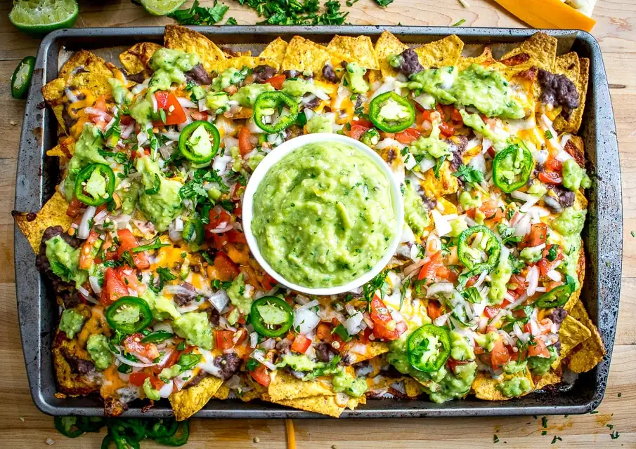 Spicy Black Bean Nachos