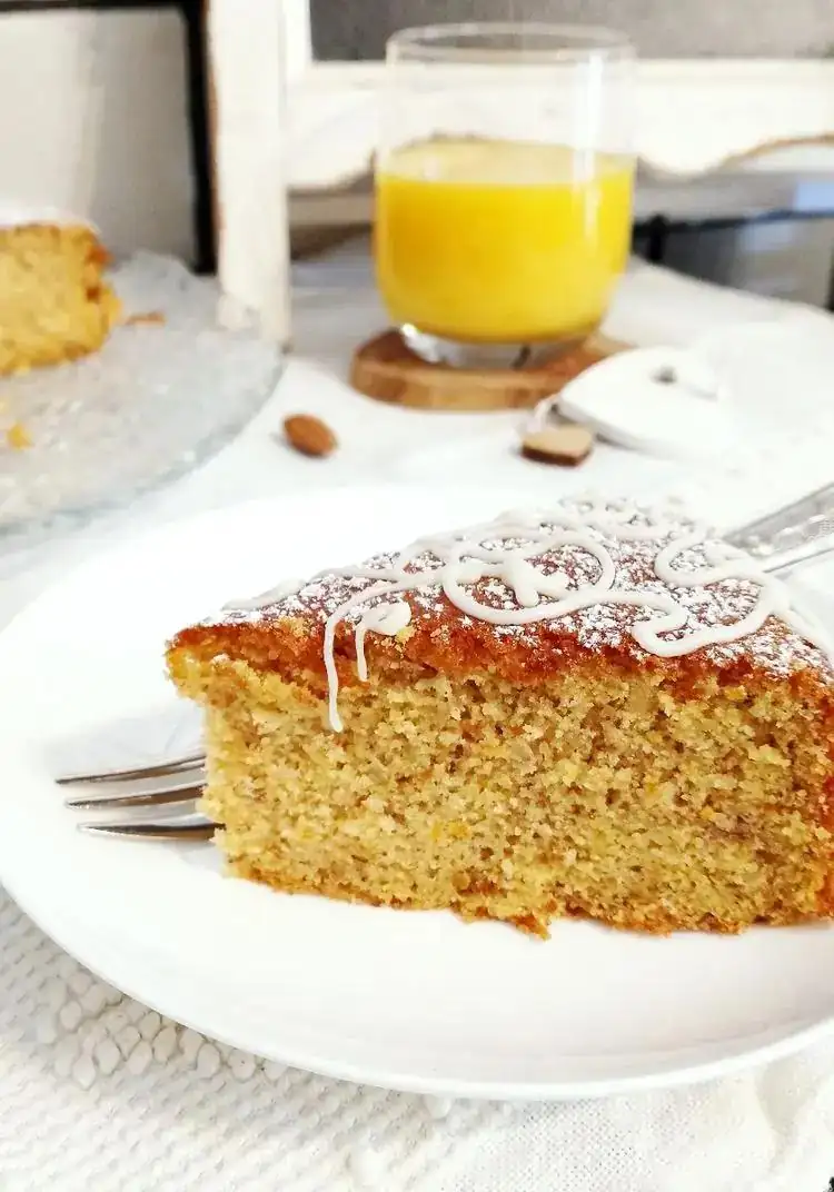 Whole Orange and Almond Cake, Lactose-Free and Gluten-Free