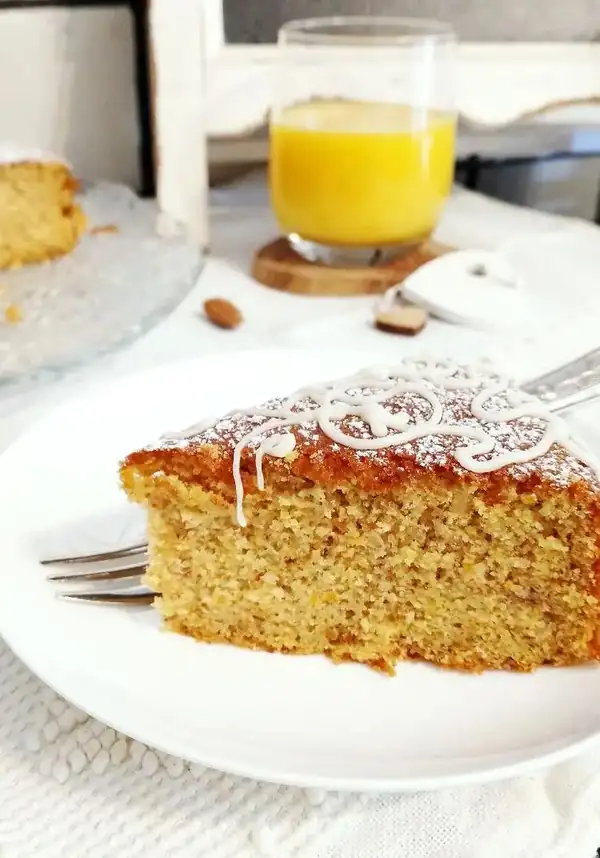 Whole Orange and Almond Cake, Lactose-Free and Gluten-Free