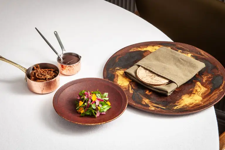 Churrasco (Barbecued) Lamb Breast, Black Bean Feijoada And Cassava Tacos Recipe