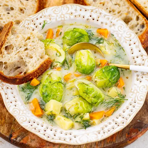 Brussels sprout soup