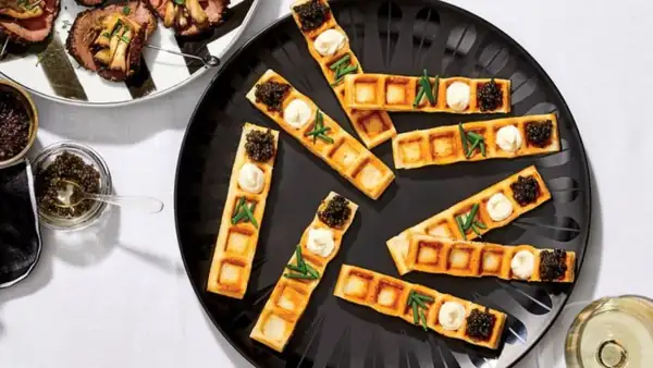 World Waffle Day: Celebrate with caviar