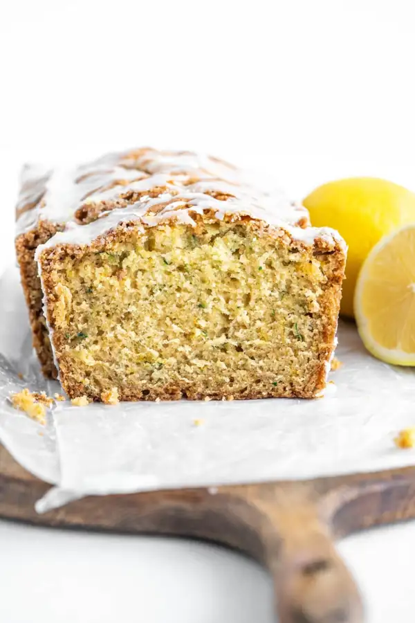 Iced Lemon Zucchini Bread