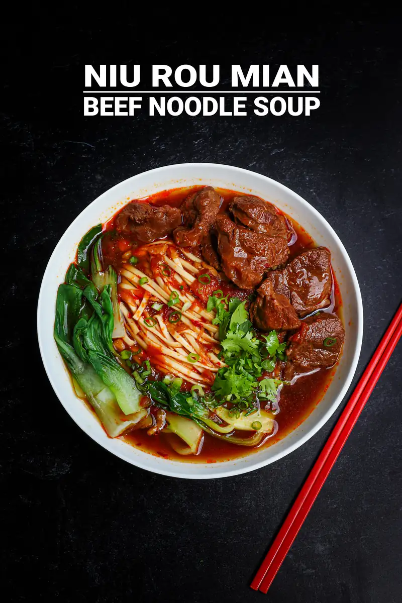 Niu Rou Mian Taiwanese Beef Noodle Soup 牛肉麵 Recipe & Video