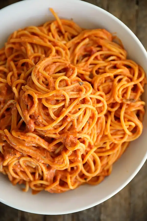 3-Ingredient Tomato and Boursin Pasta