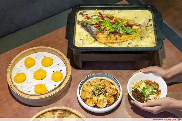 Crystal Jade La Mian Xiao Long Bao Has New Prawn And Cheese Xiao Long Bao, Chongqing Grilled Fish And More
