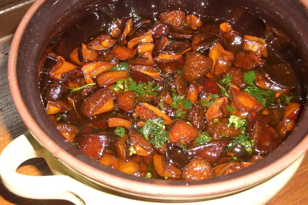 You can easily preserve your mushroom harvest for later. Make them into crispy cracklings in butter