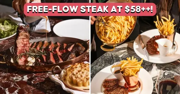 Enjoy $58++ Steak And Fries Buffet At This CBD Restaurant