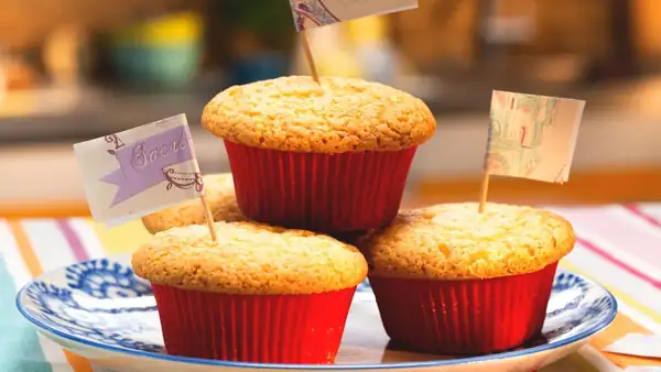 Just half an hour including baking time: Our yogurt muffins are wonderfully moist