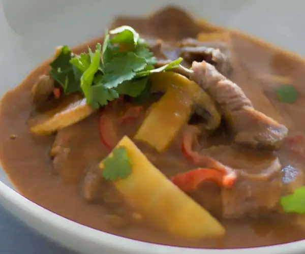 Thai Red Curry Beef with Bamboo