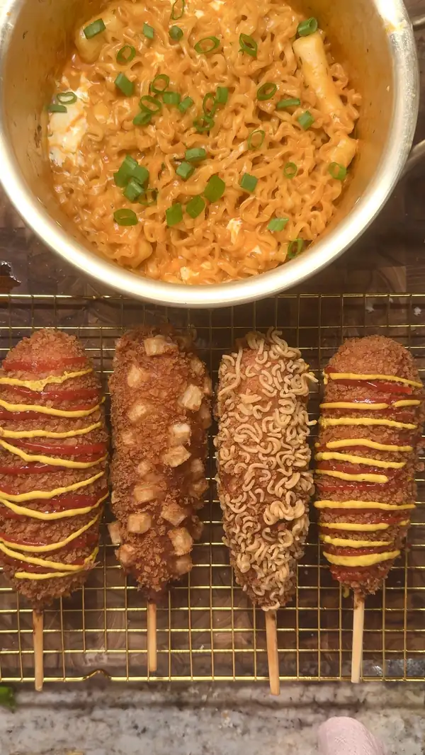 Crispy Korean Corndogs