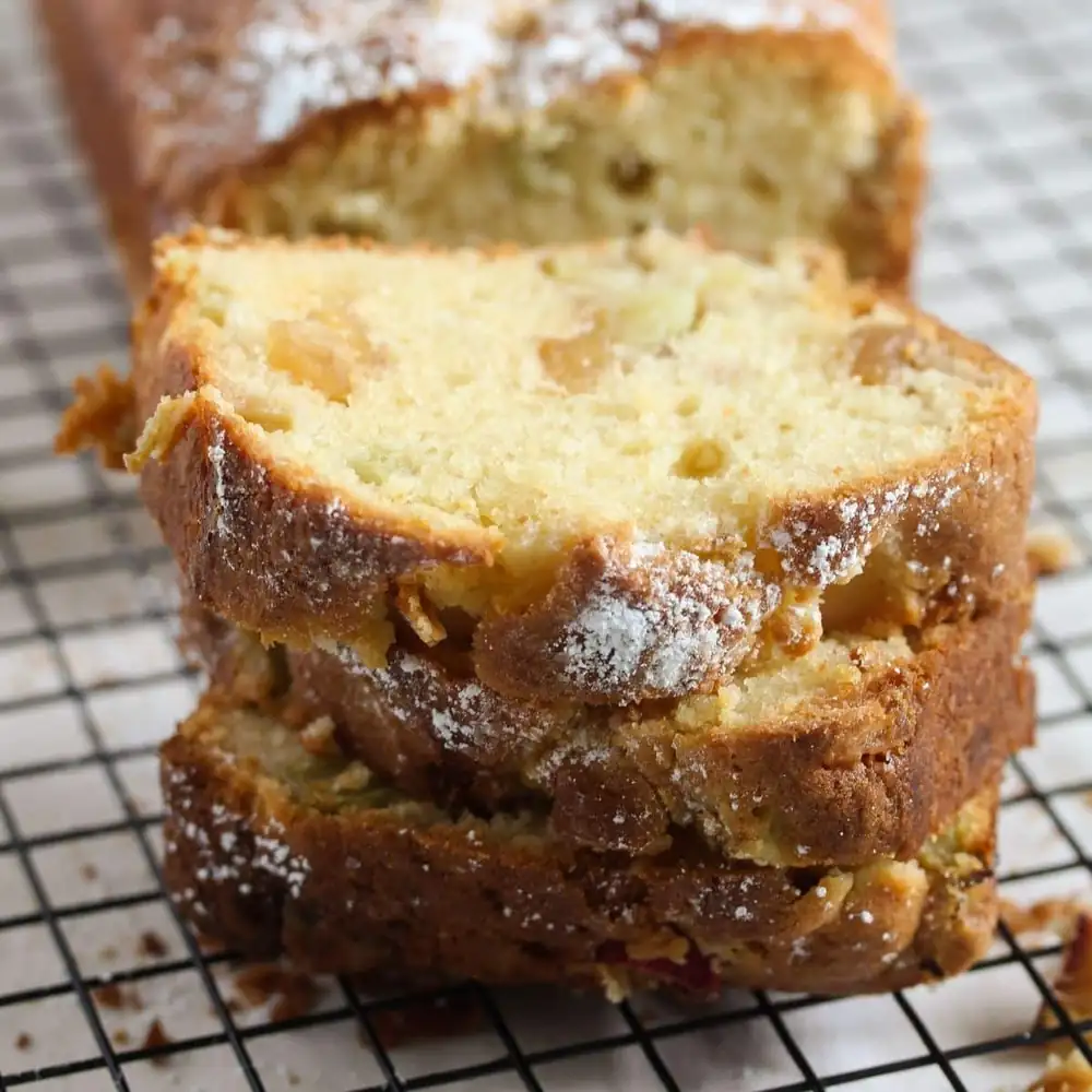 Rhubarb and Ginger Cake