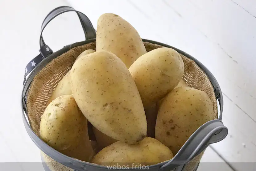 Cook the potatoes with or without the skin
