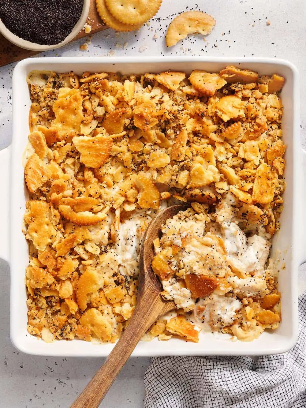 One pan of this Poppy Seed Chicken and dinner is DONE