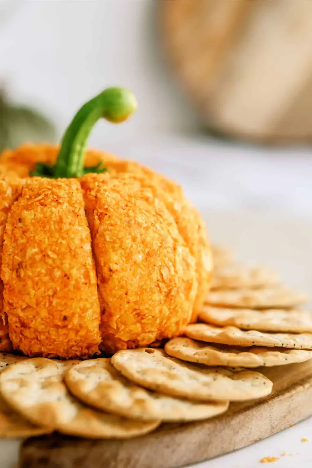 Pumpkin-Shaped Cheeseball Recipe