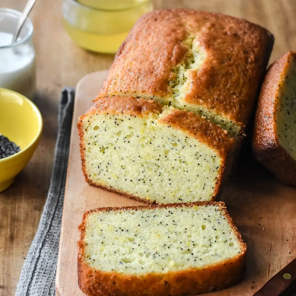 Lemon Poppy Seed French Yogurt Loaf