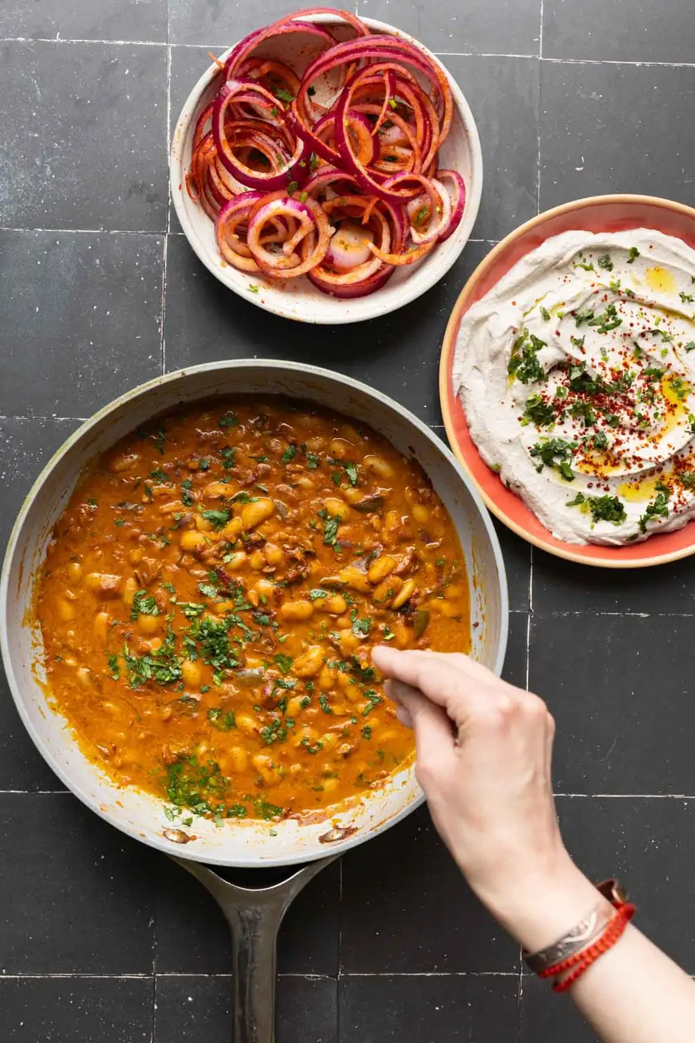 Chili Garlic Beans (Majestic Beans)