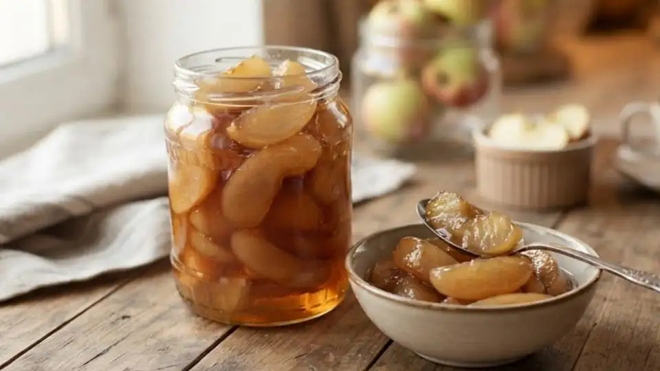 Austrian Pumpkin Apple Compote Uses Vinegar Marinade for Perfect Texture