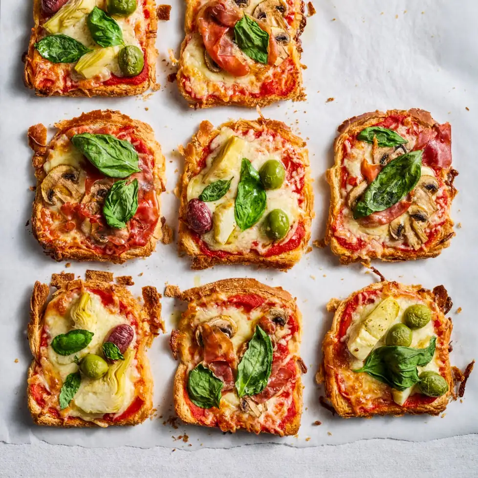 Everyday food | Great warm breads, veggie patties and lasagna, which can be made using dried-out pieces of bread