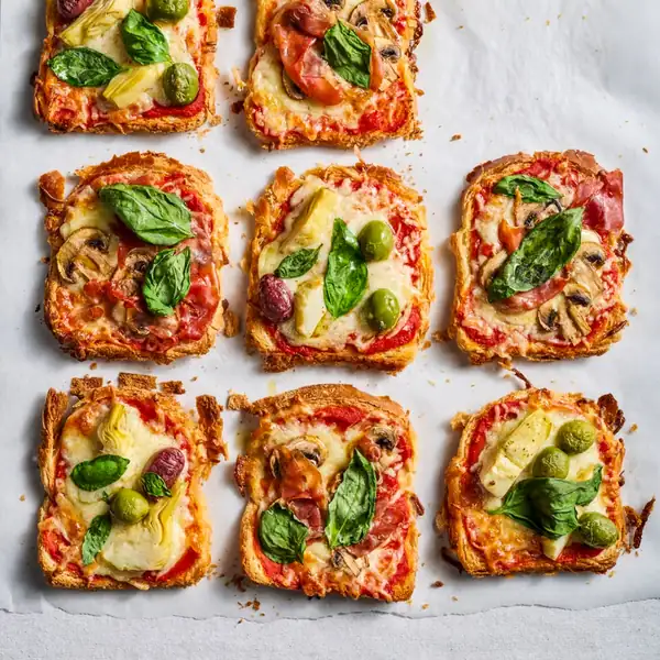 Everyday food | Great warm breads, veggie patties and lasagna, which can be made using dried-out pieces of bread