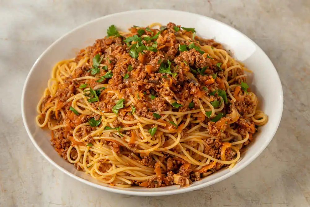 Pasta with Bolognese Sauce