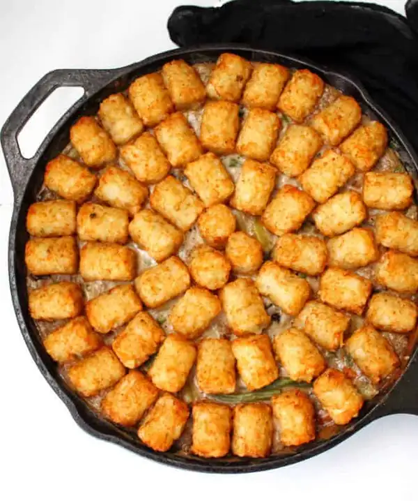 Cazuela Vegana De Tater Tot (Plato Picante)