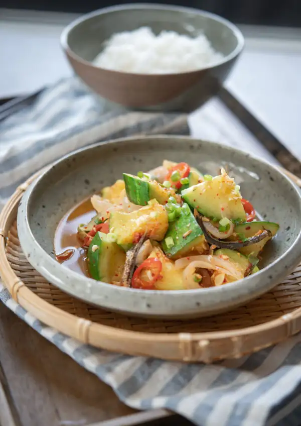 Korean Zucchini Banchan (Side Dish Recipe)