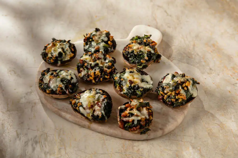 Spinach and Mushroom Stuffed