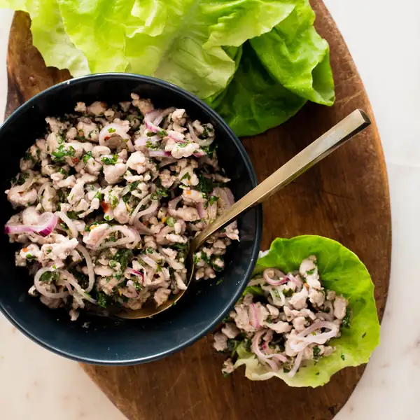 Thai Pork Lettuce Wraps