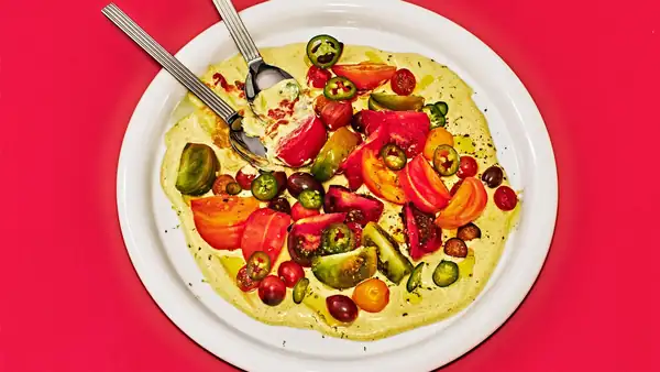 Tomatoes With Curry Yogurt