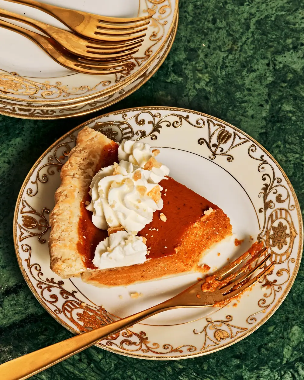 Mole Pumpkin Pie Recipe With Citrus Crema Recipe